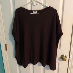 Old Navy maroon sweater